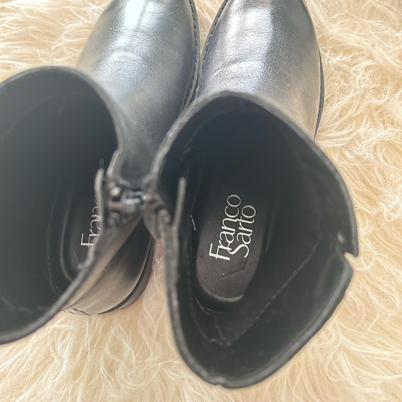 Franco Sarto Women’s Kids Leather Winter Boots size 5 - Picture 6 of 8